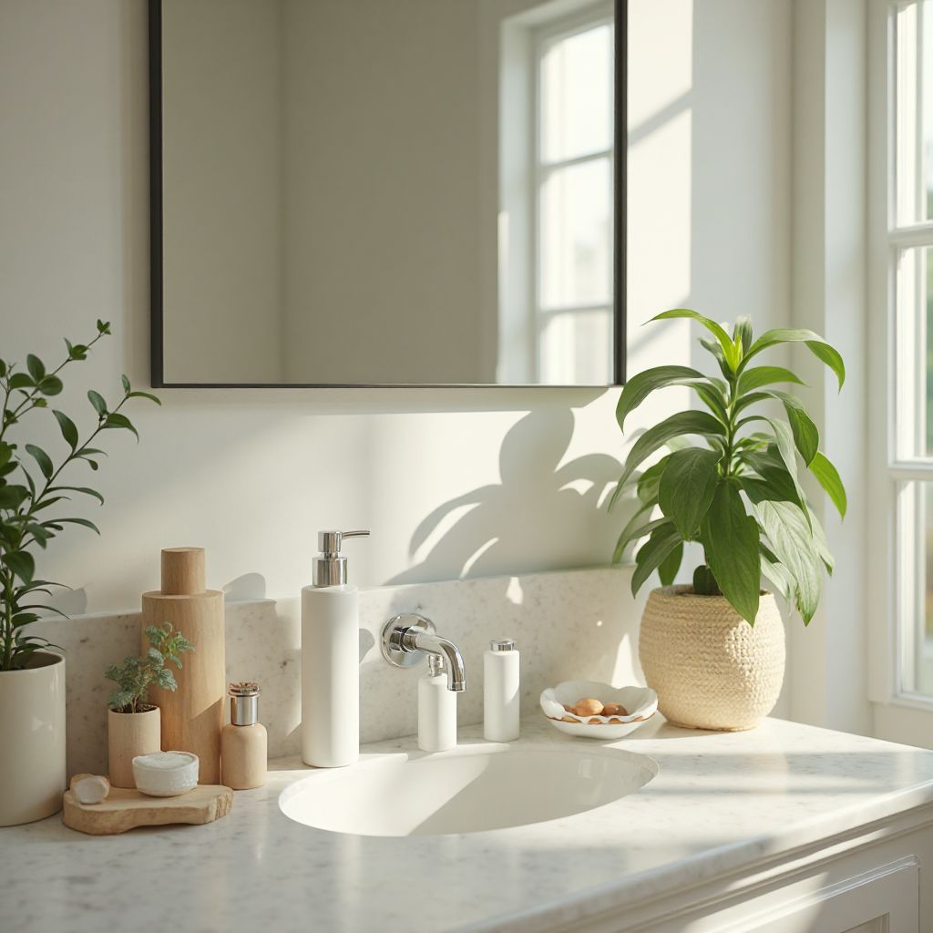 Morning self-care routine with natural products