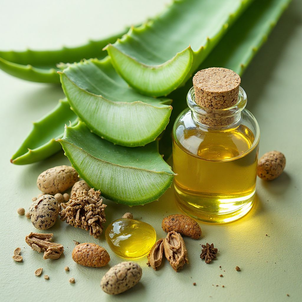 Organic plant ingredients for skincare